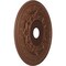 Ekena Millwork Baltimore PVC Medallion (Canopies up to 7 3/4"), 22"OD x 3 1/2"ID x 1"P, Metallic Rust CMP22BADRU - alternate 5